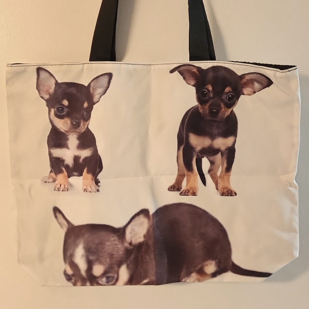 NEW- Tote Bag, Storage Bag - Dog - CHIHUAHUAS